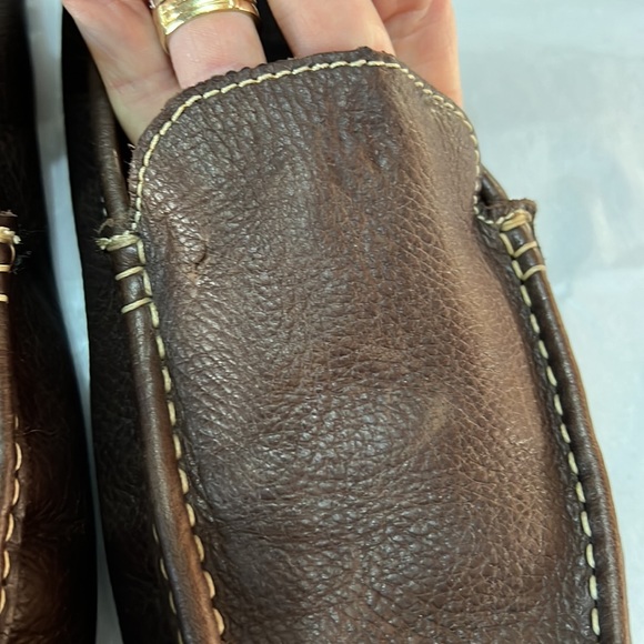 Giorgio Brutini Le Glove Dark Brown Slip-on Leather Loafers Size 11M - Picture 2 of 9